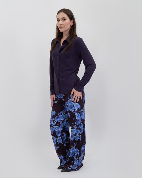 Lords Of Harlech Stephanie Shirt In Purple