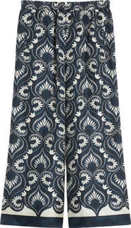 Weekend Max Mara Dotti Wide Leg Silk Pants