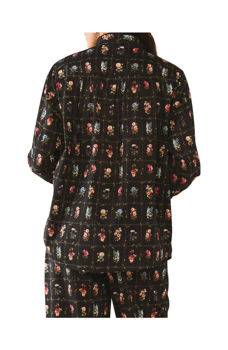 Eddy Katie Button Down, Alternate, color, Florence Black Floral