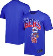 PRO STANDARD Men's Pro Standard Royal Philadelphia 76ers Hometown Chenille T-Shirt