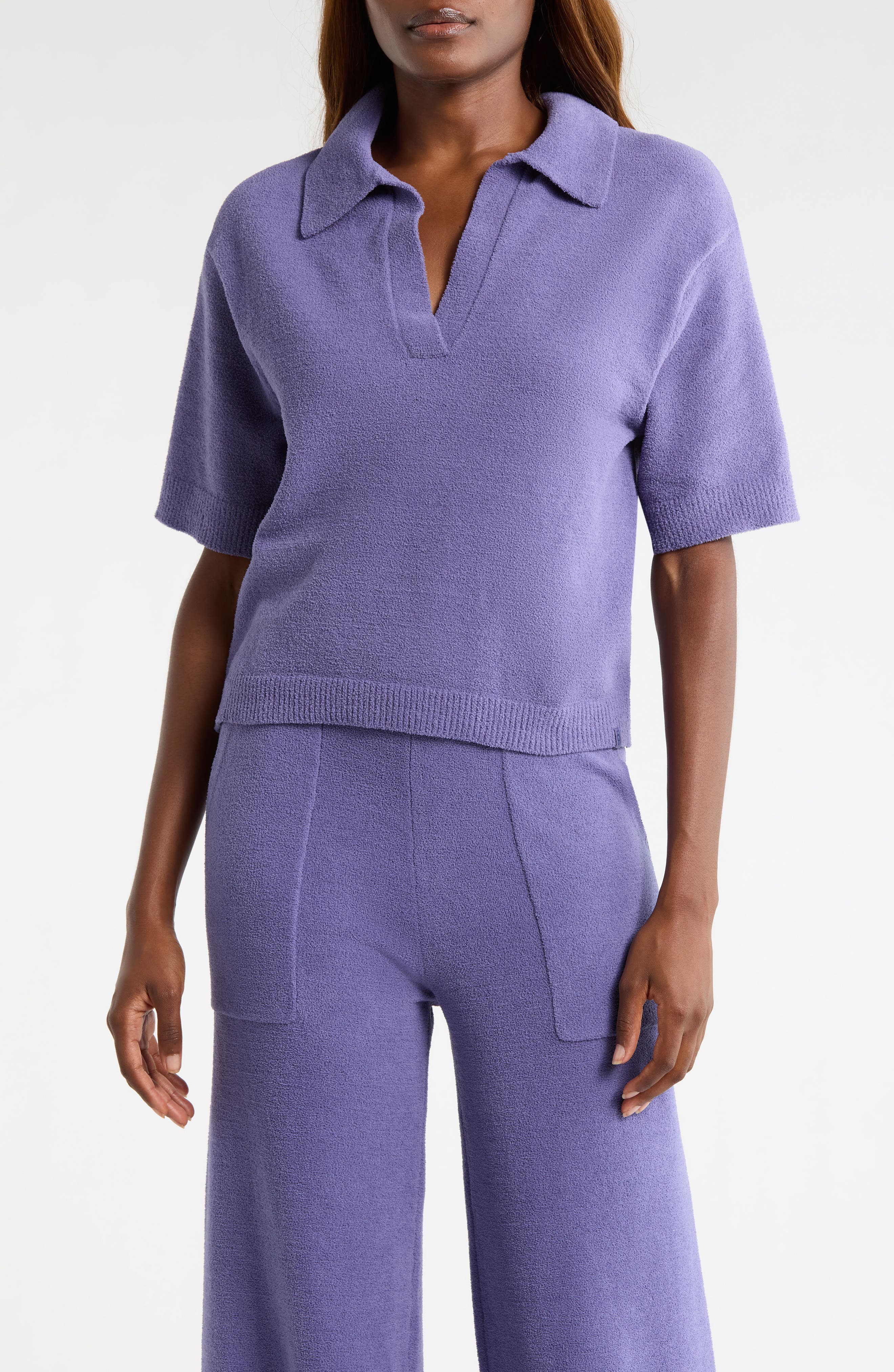 Keslyn Johnny Collar Knit Polo - image 5