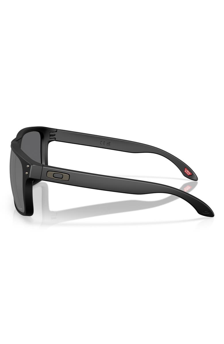 Oakley Prizm<sup>™</sup> Grey Everyday 61mm Rectangular Sunglasses, Alternate, color, Matte Black Prizm Black