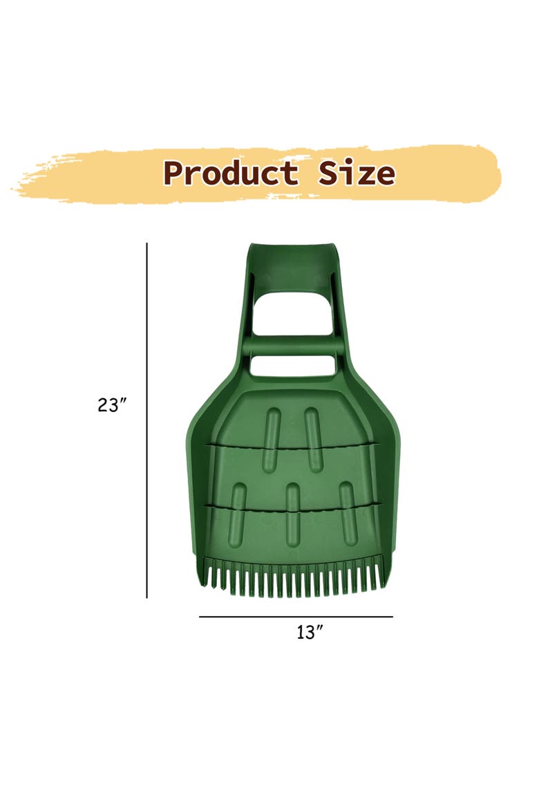 Leaf Scoops, 2 Pack, Alternate, color, Green