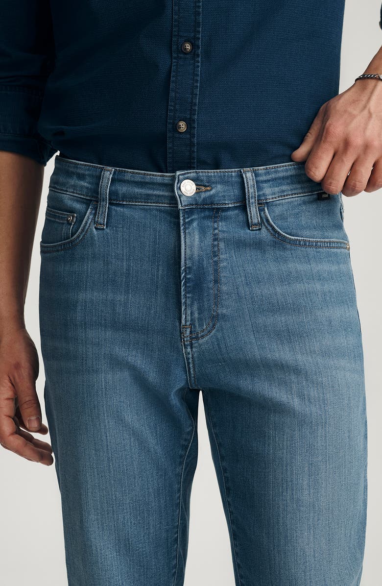 Mavi Jeans Steve Athletic Slim Fit Jeans, Alternate, color, Mid Supermove