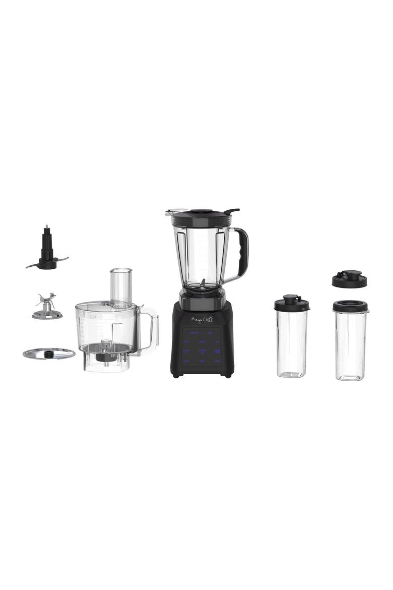 8 Cup Blender with 5 Cup Food Processor, Alternate, color, Black
