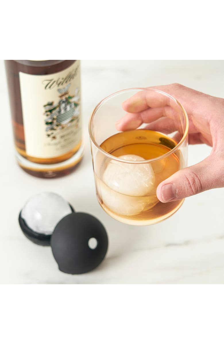 Viski Glacier Rocks Ice Sphere Molds Set of 4, Alternate, color, Black