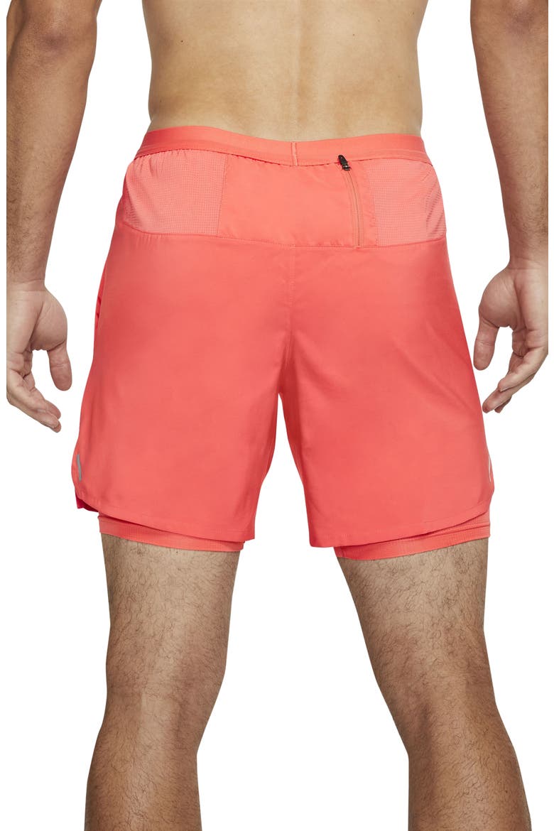 Flex Stride Performance Athletic Shorts, Alternate, color, MAGIC EMBER/ MAGIC EMBER