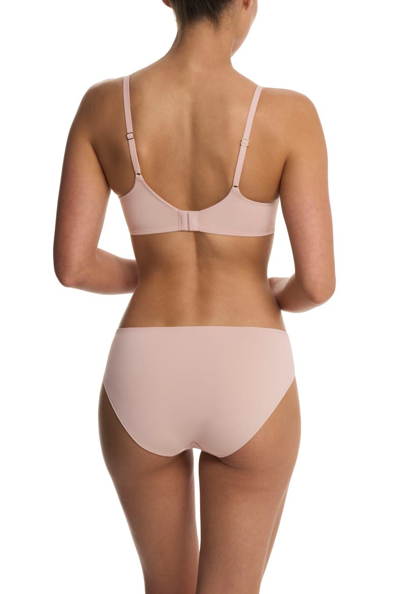 Peony Demi Underwire T-Shirt Bra, Alternate, color, ROSE BEIGE/ PINK PEARL