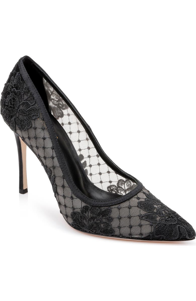 L'AGENCE Anais Embroidered Lace Pump, Main, color,