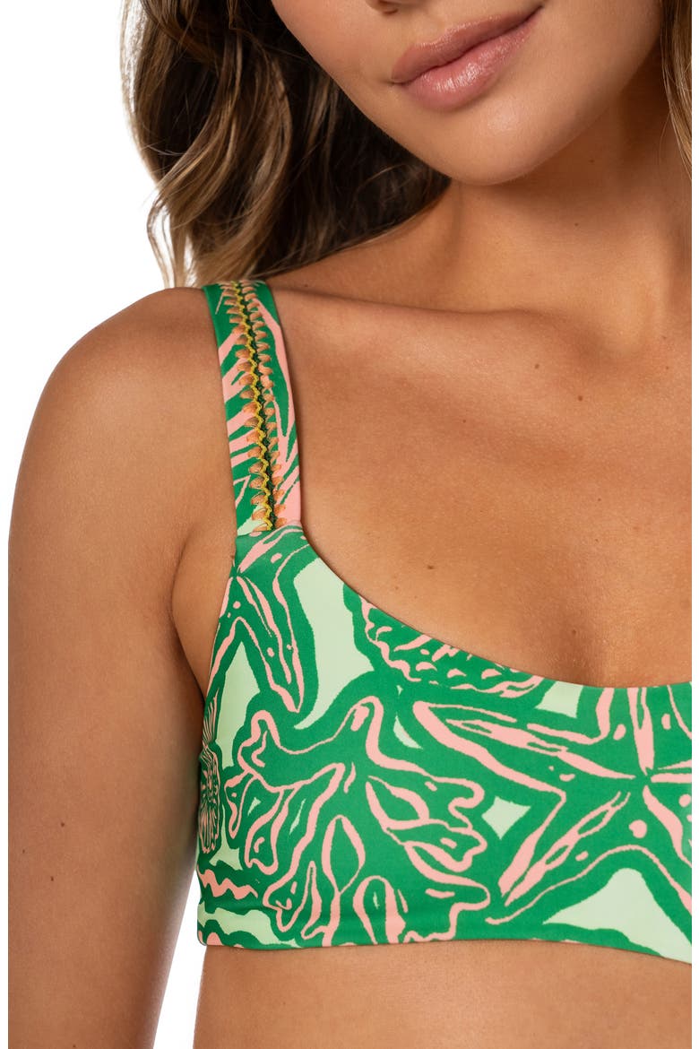 Soft Coral Nalai Bikini Top, Alternate, color, BRIGHT GREEN