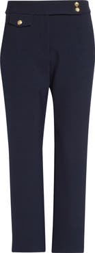 Veronica Beard Renzo Crop Cotton Blend Trousers