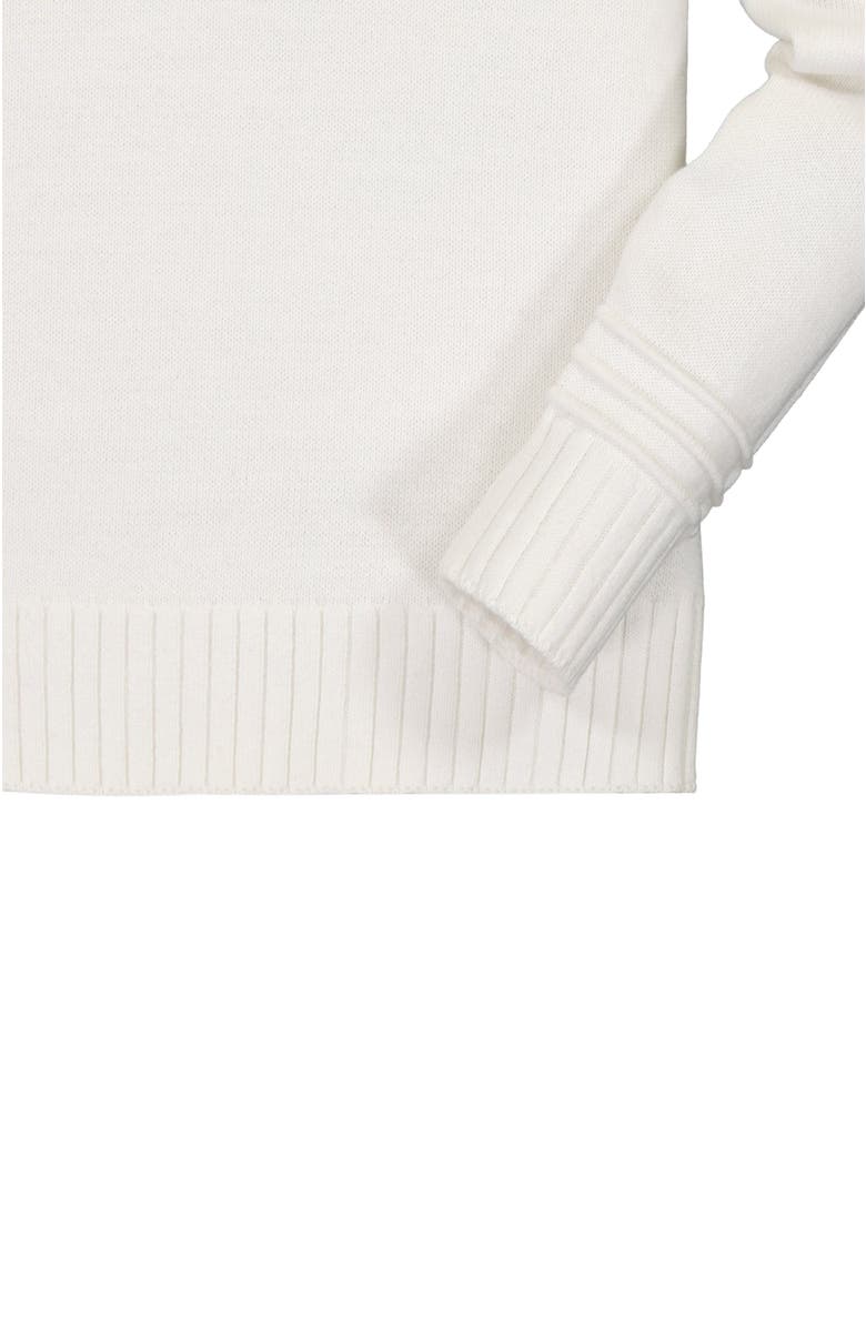 Hope & Henry Baby Girls' Tie-Neck Sweater, Infant, Alternate, color, White