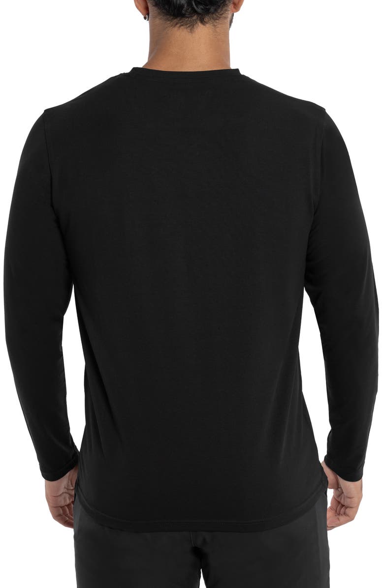 XRAY Crewneck Long Sleeve T-Shirt, Alternate, color, Black