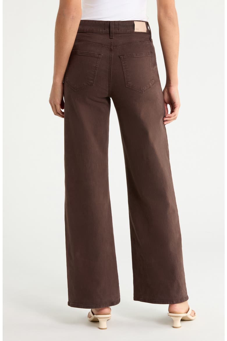 Anessa High Waist Wide Leg Pants, Alternate, color, RICH CHOCOLATE