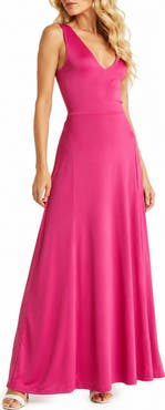 Love By Design Geneva V-Neck Sleeveless Maxi Dress