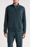 Z by Zella Double Knit Quarter Zip Sweatshirt