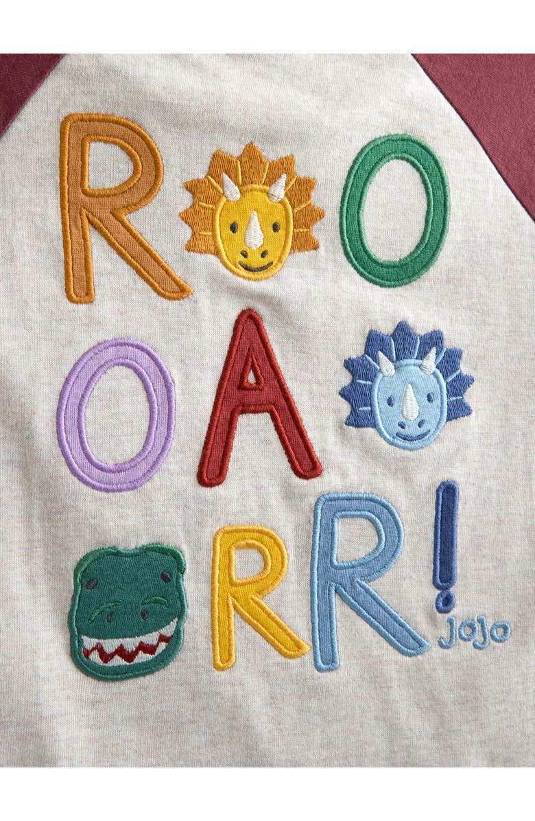 JOJO MAMAN BEBE Kids' Long Sleeve T-Shirt & Pants, Alternate, color, Natural