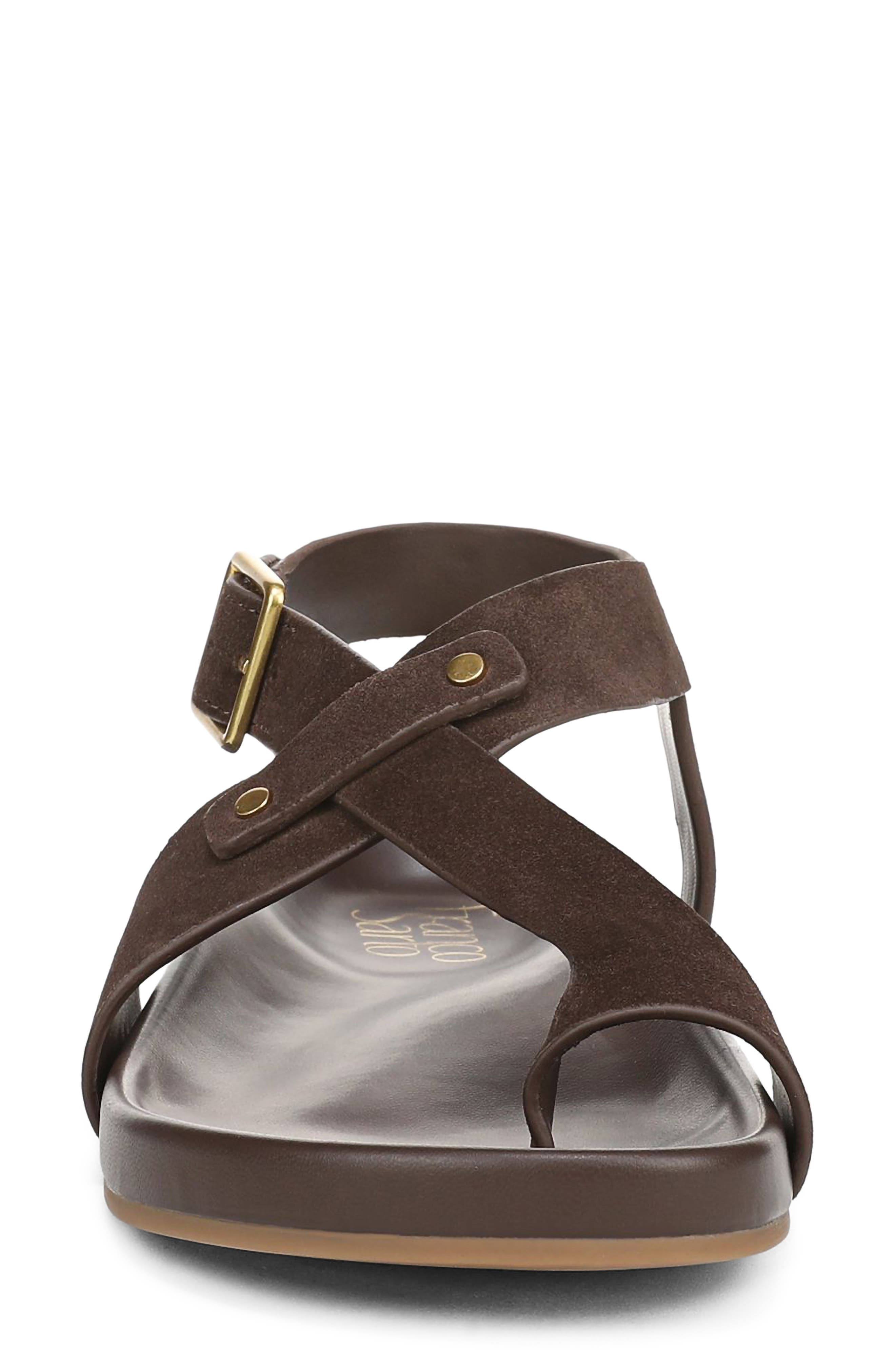 Franco Sarto Blair Sandal, Alternate, color, Umber Brown