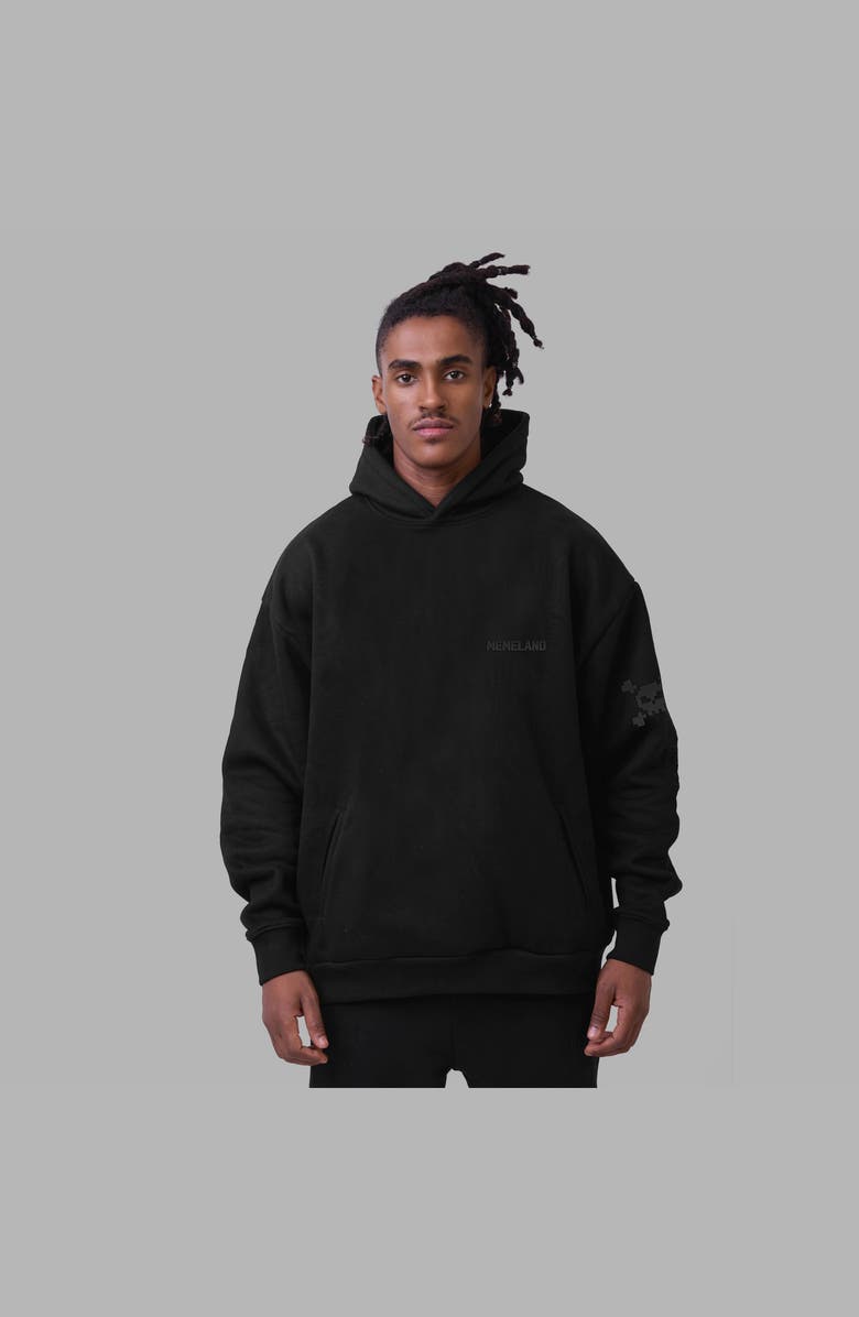 Blvck Paris Blvck x Memeland Essential Hoodie, Alternate, color, Black
