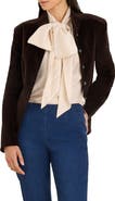 NIC+ZOE Stretch Velvet Riding Jacket