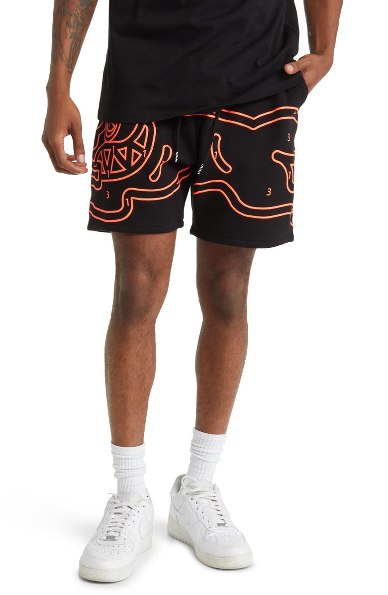 ICECREAM Over and Out Sweat Shorts, Main, color, 