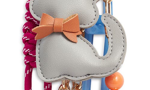 Chelsea28 Cat Cluster Bag Charm In Multi