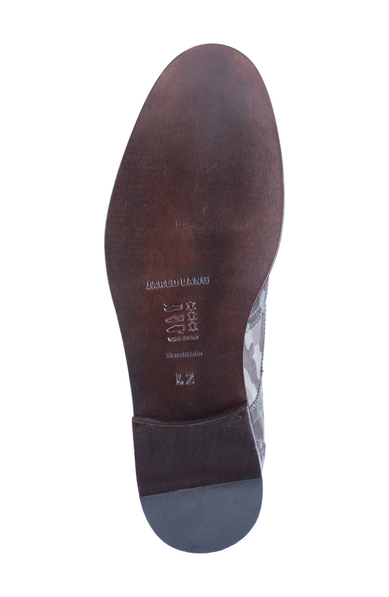 Jared Lang Caleb Camo Wingtip Derby, Alternate, color, 