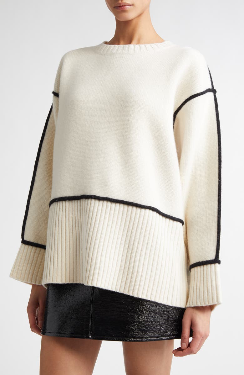 Stand Studio Bella Oversize Wool Sweater, Alternate, color, 