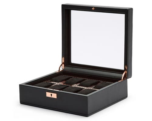 Wolf Axis 8 Piece Watch Box In Copper
