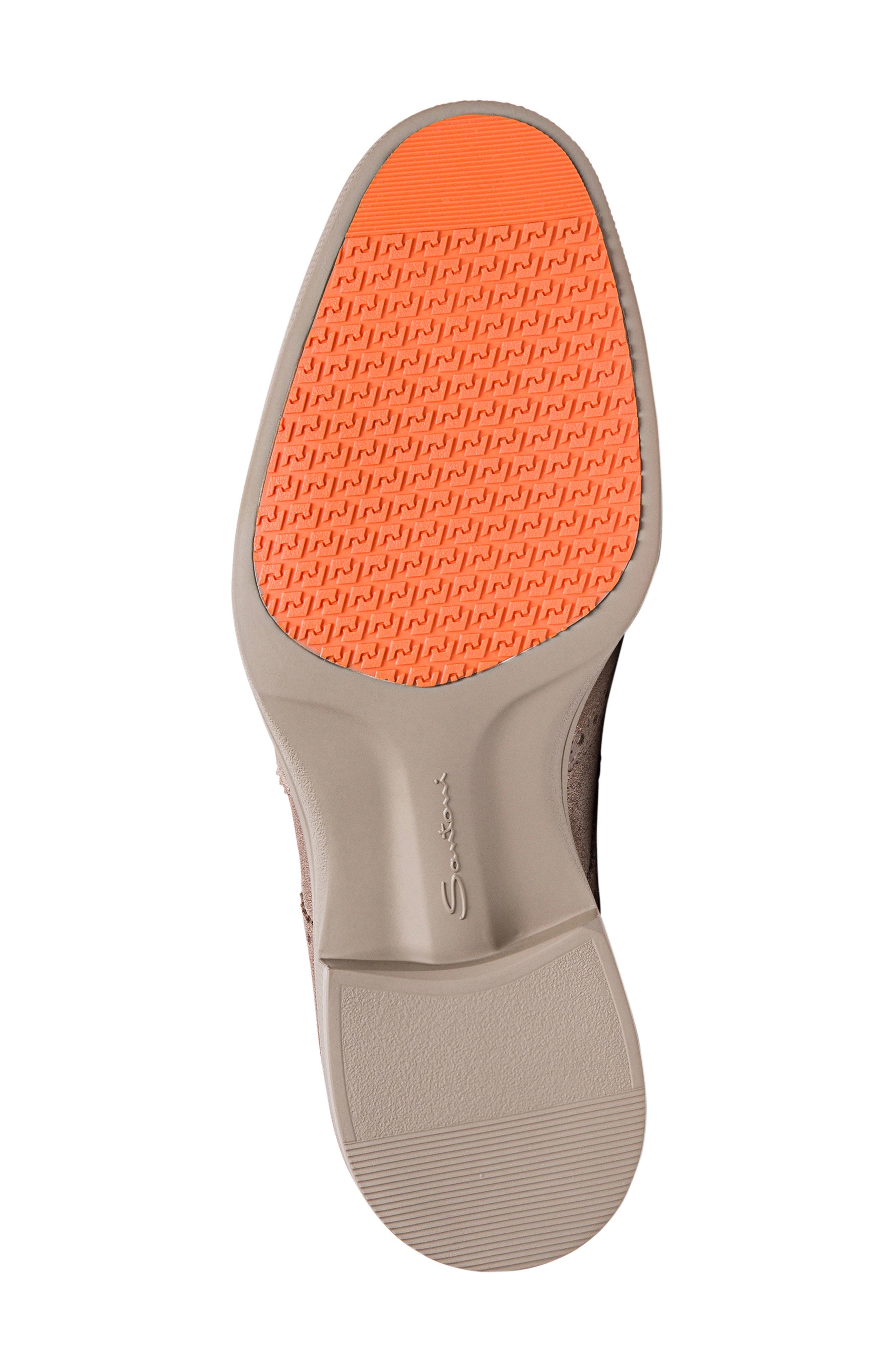 Santoni Easy Wingtip Brogue Derby, Alternate, color, Brown