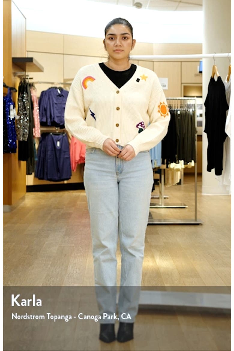 Robin Embroidered Crop Cardigan video