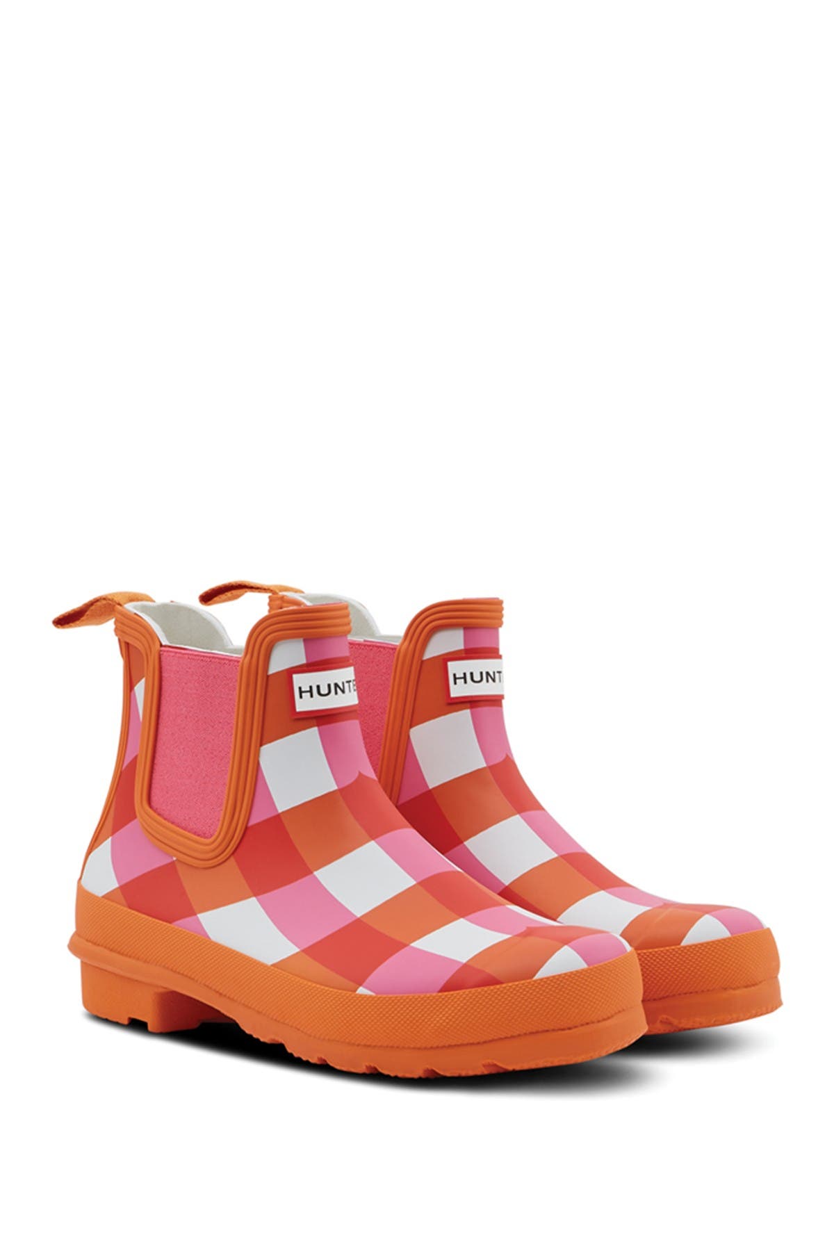 Hunter Original Gingham Chelsea Rain Boot (Women) | Nordstromrack