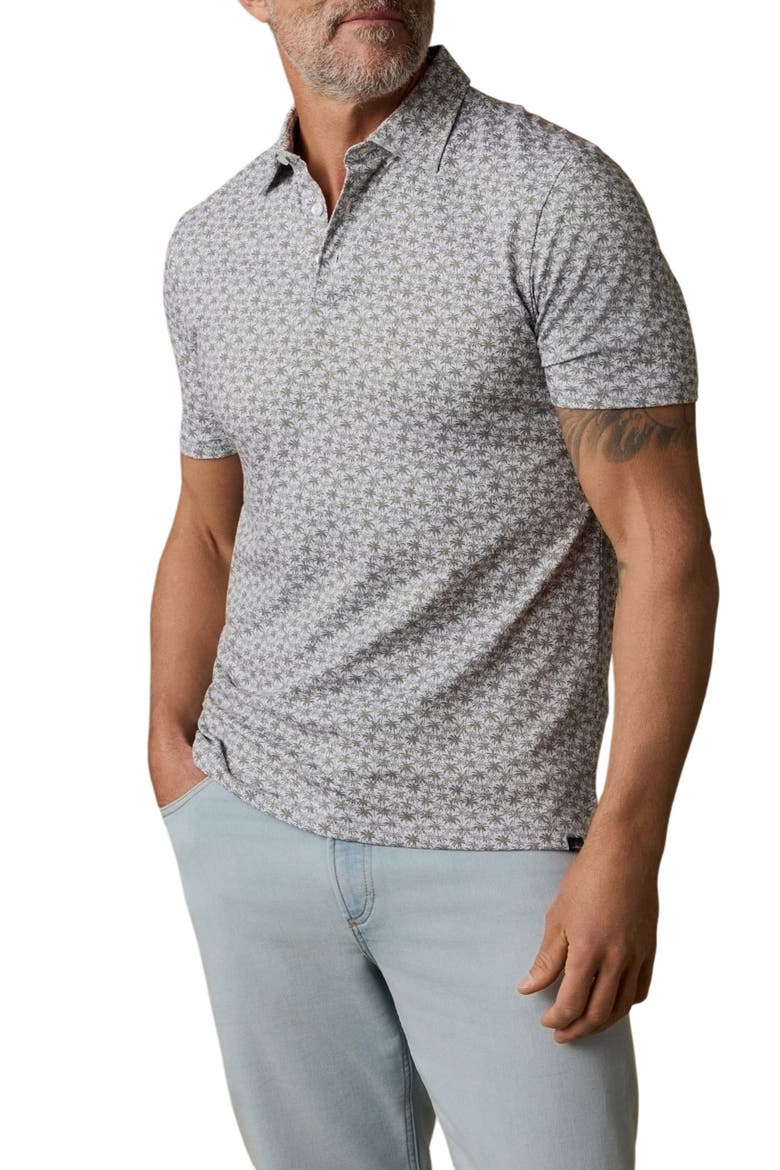 Movement Piqué Polo, Main, color, OLIVE PALM BEACH