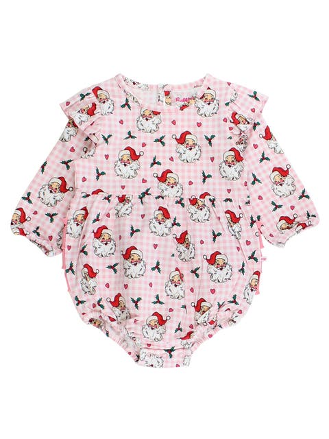 Long Sleeve Flutter Bubble Romper (Baby)