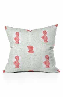 Deny Designs Bust Pattern Square Throw Pillow