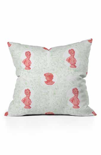Deny Designs Bust Pattern Square Throw Pillow