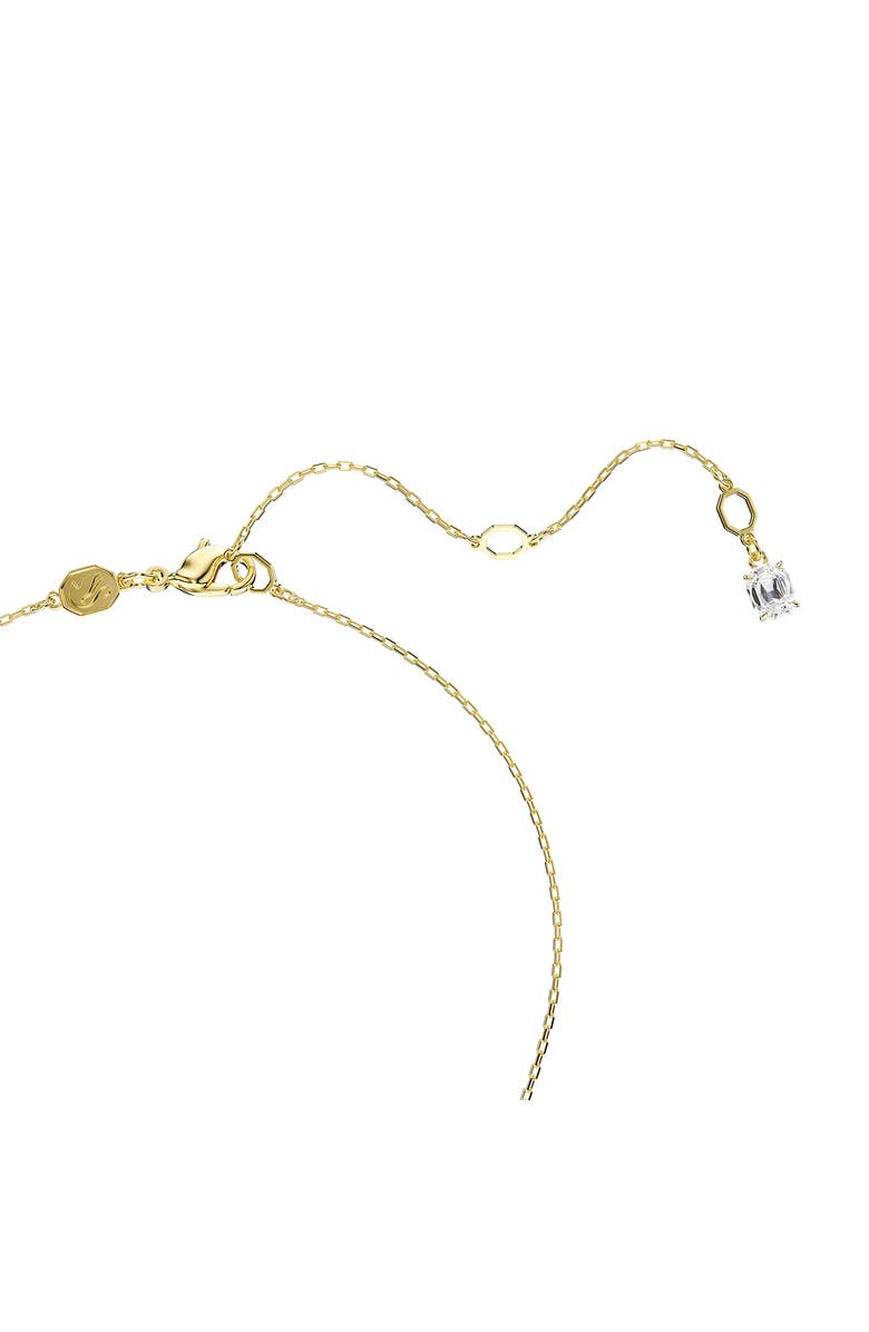 Swarovski Stilla Attract Pendant Necklace, Alternate, color, Gold/ White