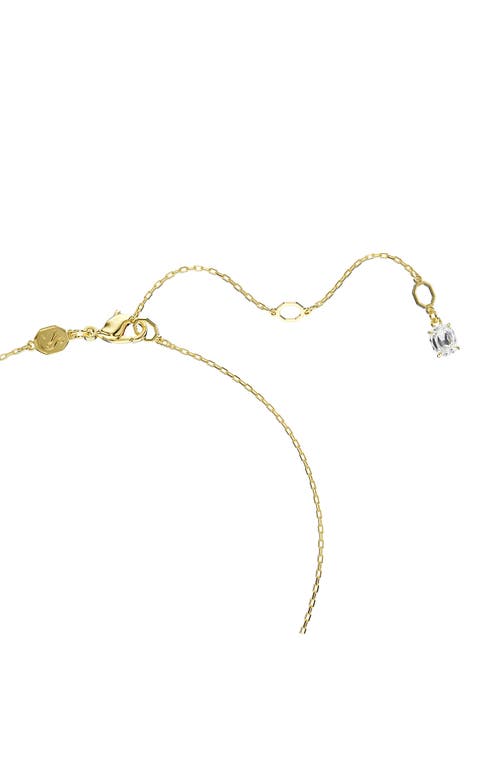 Swarovski Stilla Attract Gold-tone Plated Pendant Necklace In Gold
