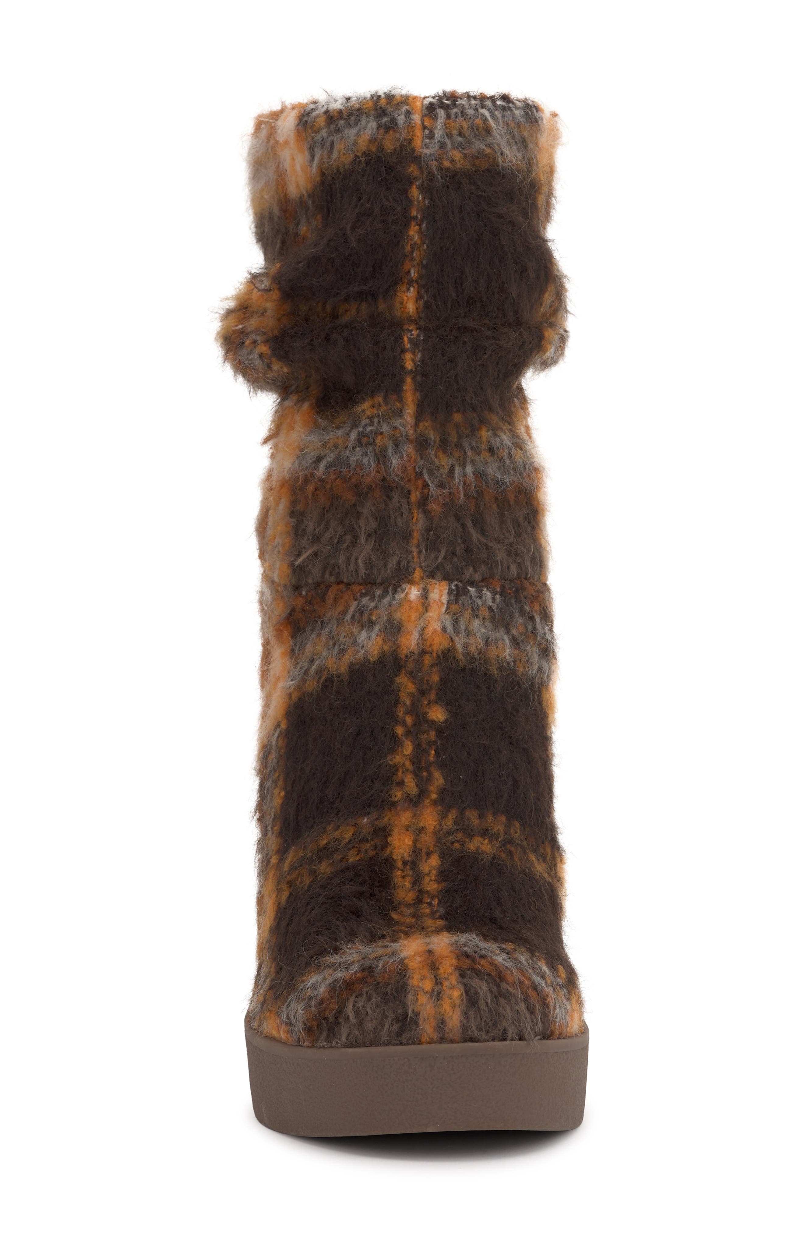 Jessica Simpson Mynette Slouch Platform Wedge Bootie, Alternate, color, Mocha Combo