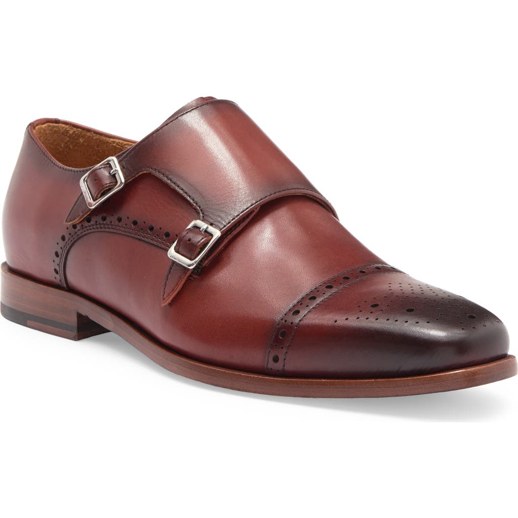 Shop Curatore Revelli Monk Shoe In Chestnut