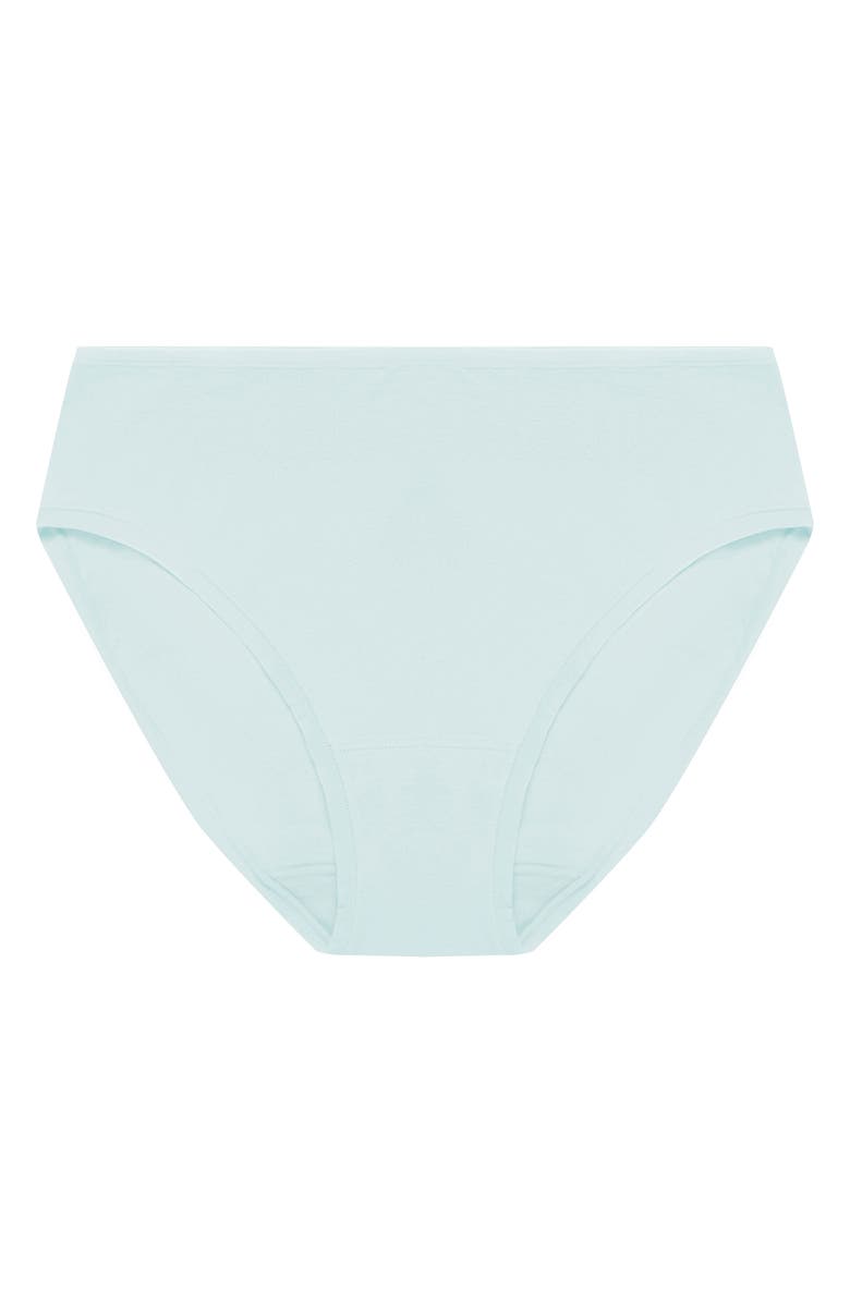 Natori Bliss Bare Cotton Hipster Briefs, Alternate, color, Cld Green
