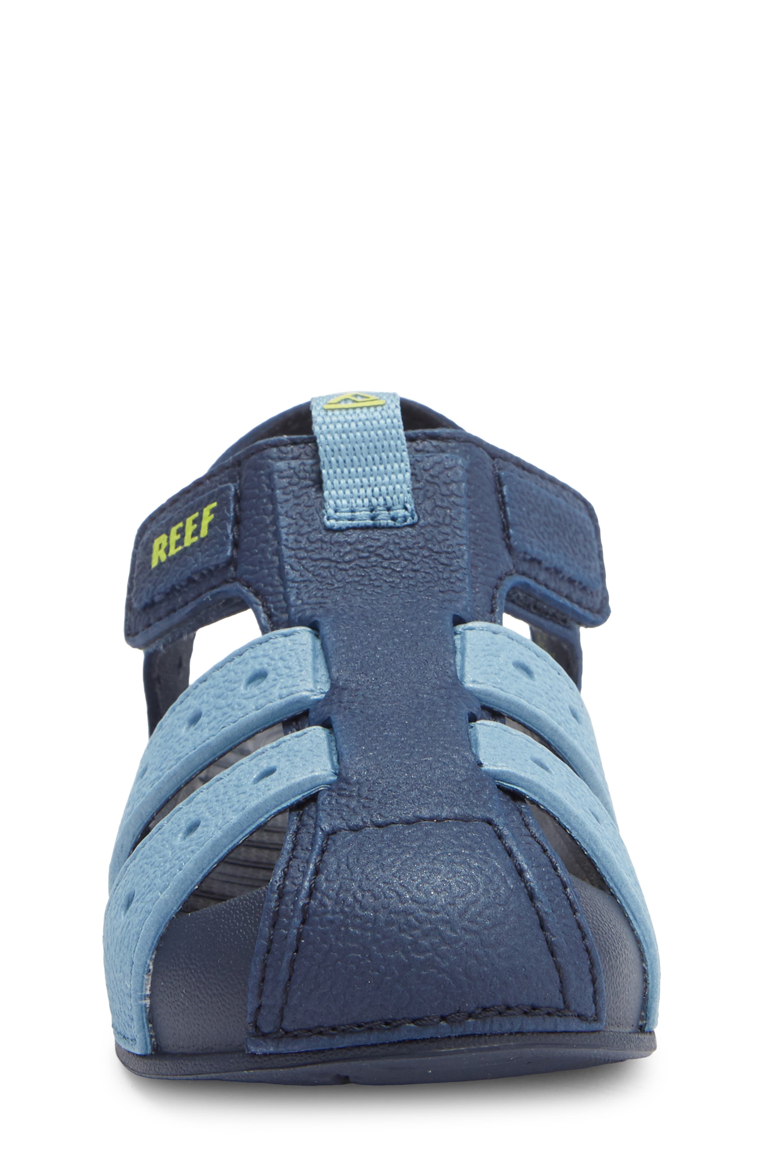 Reef Kids' Little Water Beachy Waterproof Sandal, Alternate, color, Grey/ Ocean/ Lime