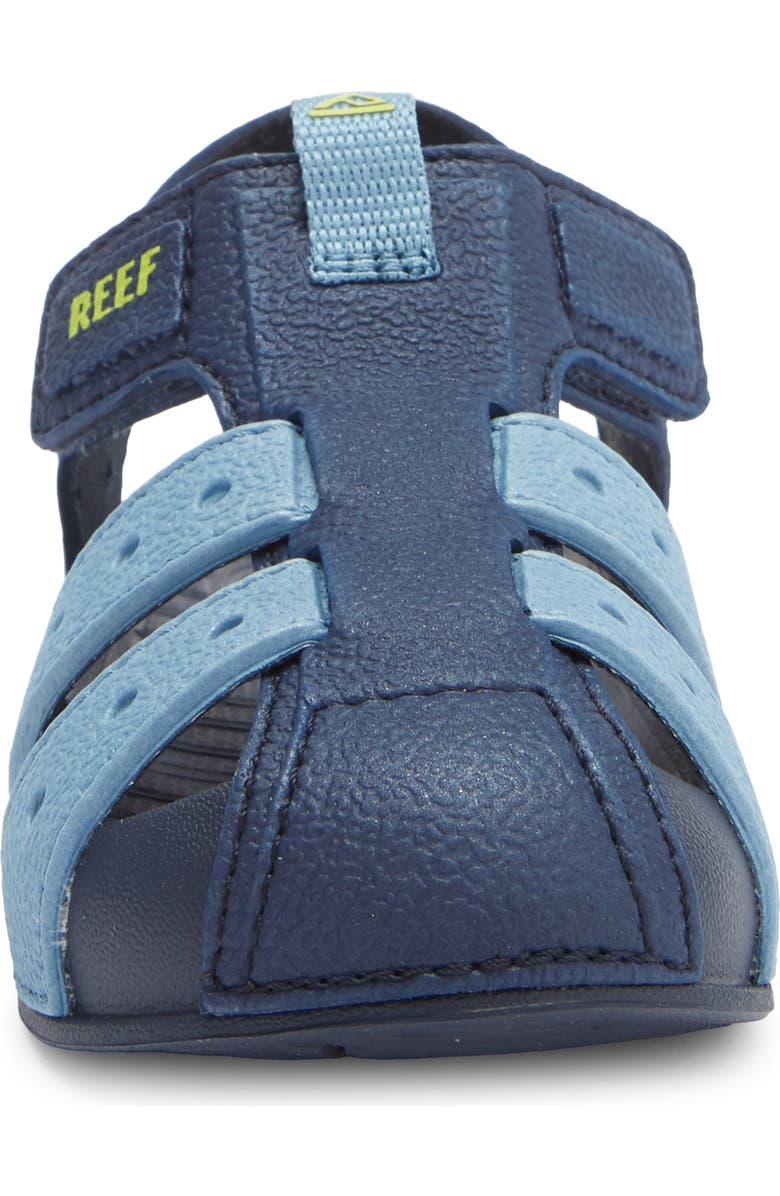 Reef Kids' Little Water Beachy Waterproof Sandal, Alternate, color, Grey/ Ocean/ Lime