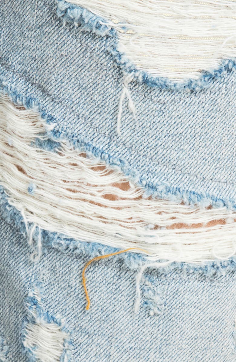 PRPS Ripped Cutoff Denim Shorts, Alternate, color, 