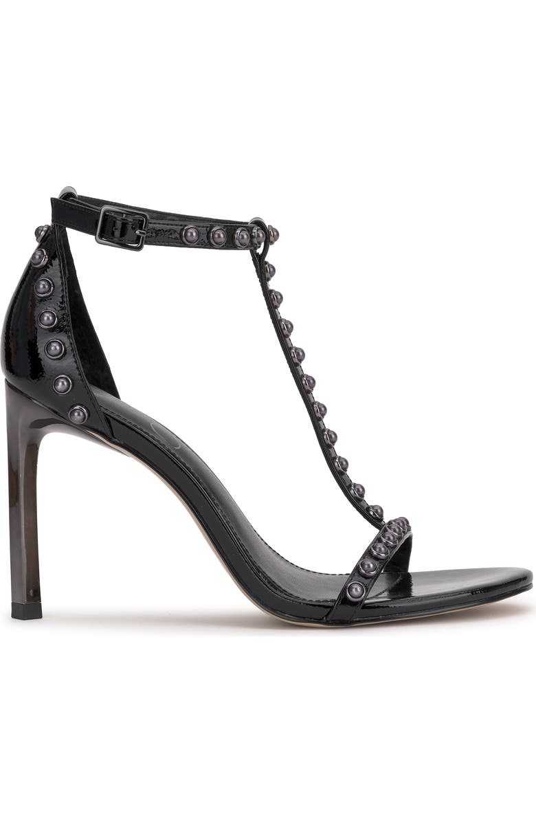 Jessica Simpson Qylla Ankle Strap Stiletto Sandal, Alternate, color, Black 01