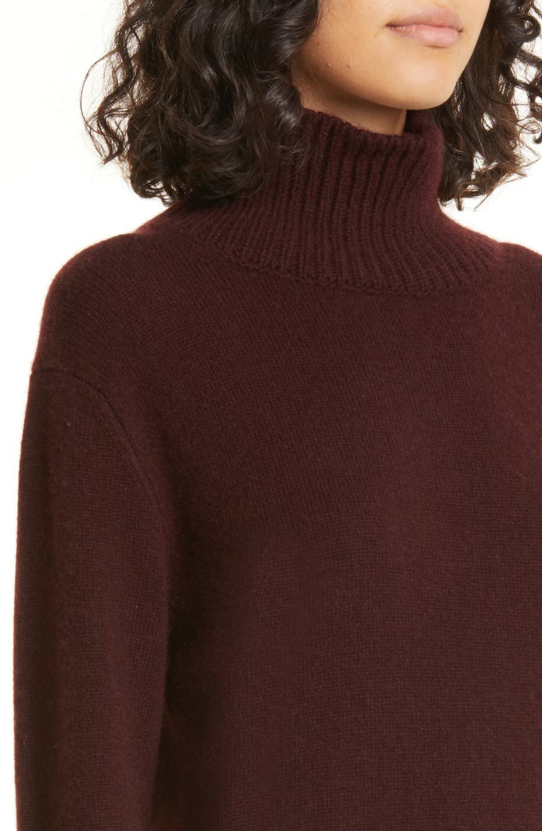Vince Wool & Cashmere Turtleneck Tunic Sweater, Alternate, color, 