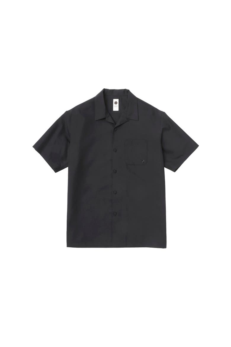 Mohair Poplin Shirt, Main, color, Black