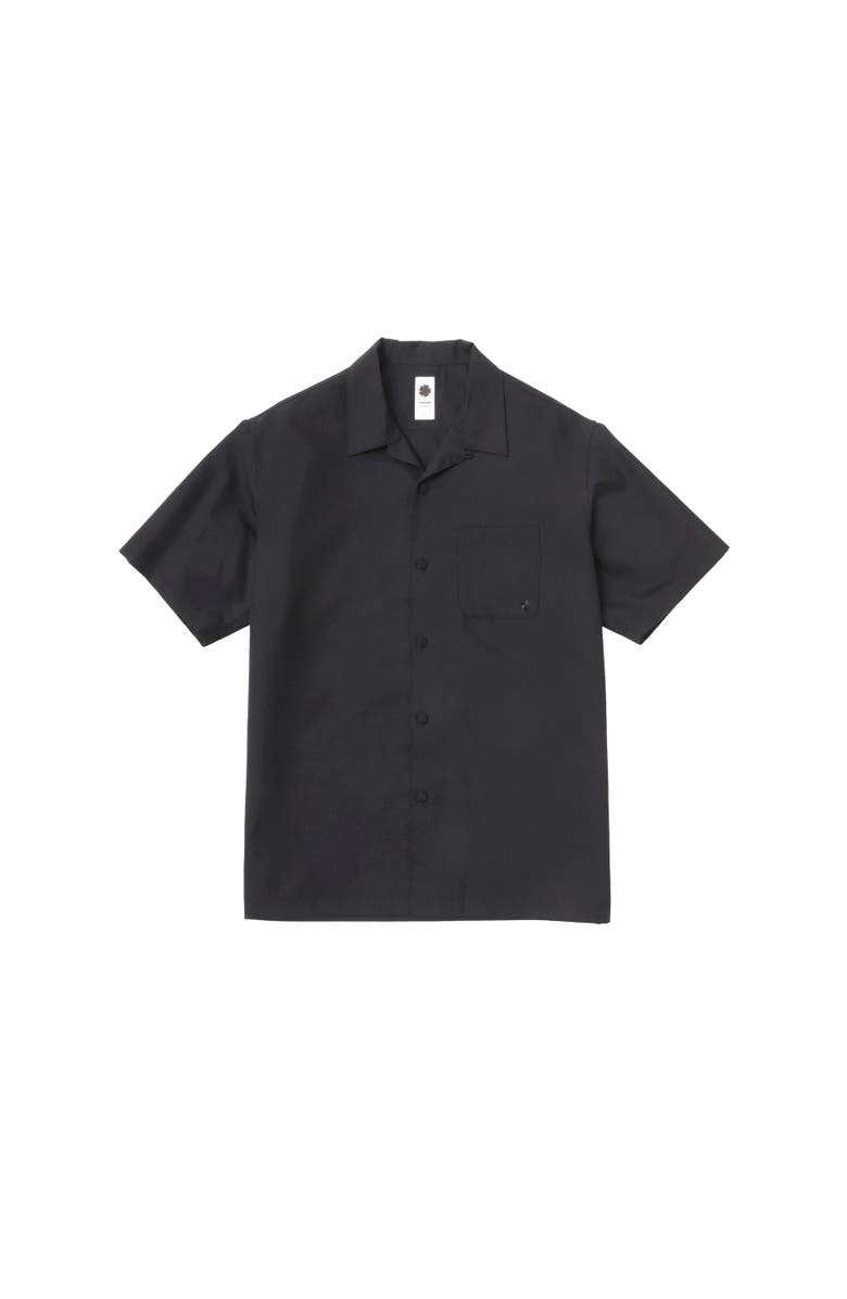 vowels Mohair Poplin Shirt, Main, color, Black