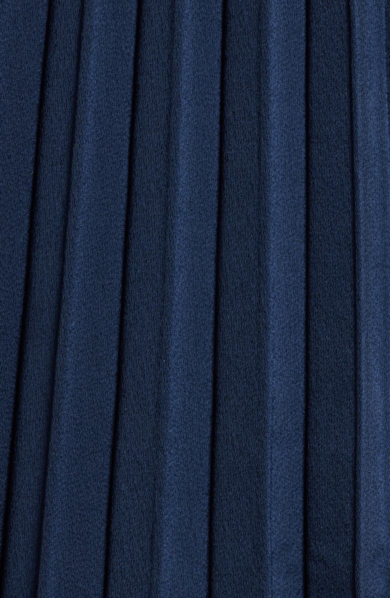 Sam Edelman Sweater & Plissé Skirt Set, Alternate, color, Navy