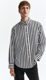 H&M Relaxed Fit Poplin Shirt